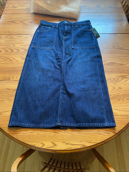 Ralph Lauren Dresses & Skirts - Ralph Lauren Deep Blue Denim Womens Jean Skirt
